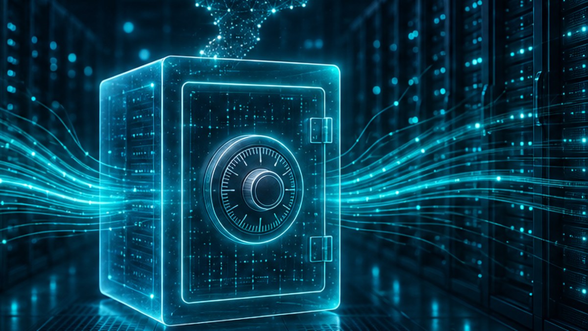 Data center nacional representando a infraestrutura da Nuvem Soberana do SUS